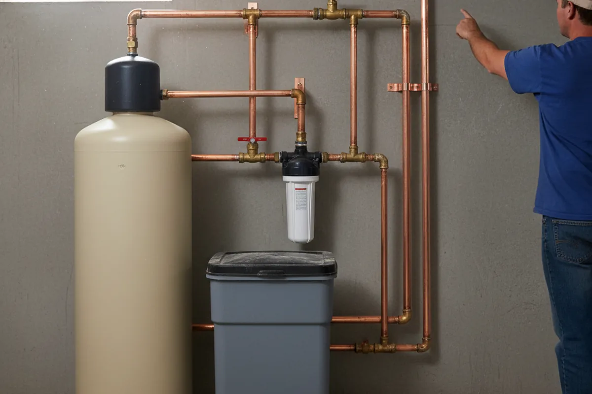 Whole-house water treatment system installed in Proberta